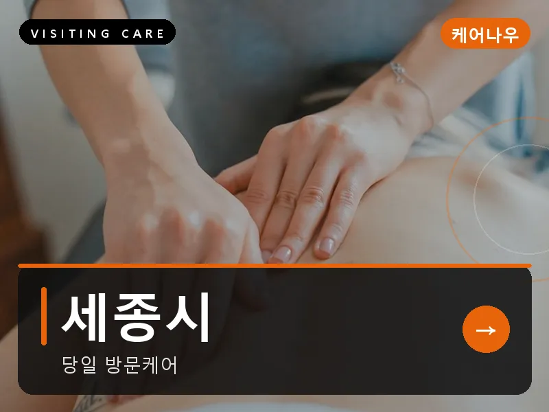 세종시 출장마사지 - 세종 새롬케어